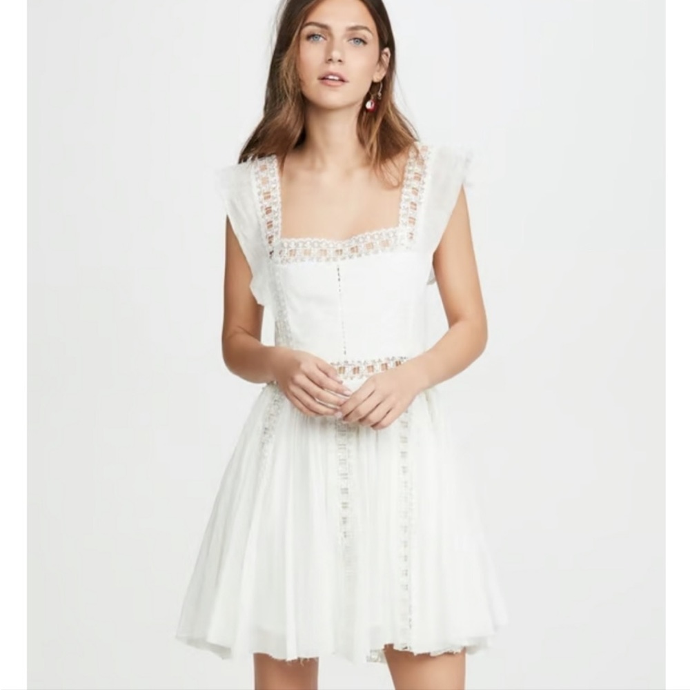 Free People White Verona Dress